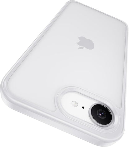 CASEKOO Armor Shockproof for iPhone 17e Case [16FT Military Grade Protection] Matte Protective Phone Case Anti-Fingerprint Thin Slim Hard Cover for iPhone 17e/16e 6.1''- Frosted White