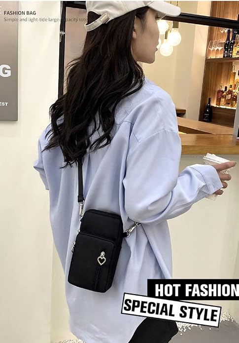 Zipper Crossbody Bag, Women Shoulder Pouch Wallet Purse Armband for iPhone 14 13 12 11 XR Samsung Galaxy S22 S21 FE Pixel 6