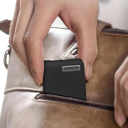 Geiomoo Soft Silicone Case for Anker Prime 160W Charger, Flexible Scratch Resistant Cover (Black)