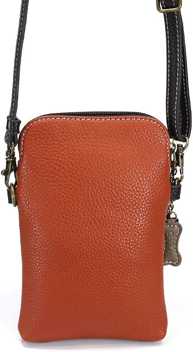 CHALA Dog Collection Cell Phone Crossbody Purse-Women PU Leather/Canvas Multicolor Handbag with Adjustable Strap