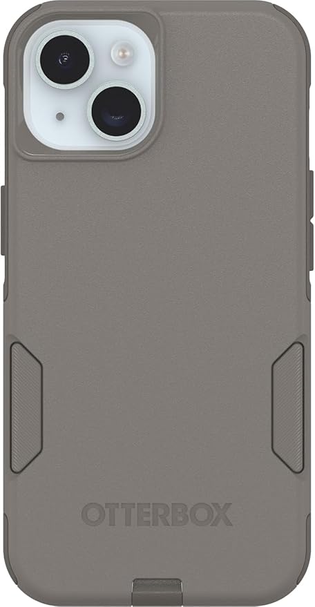 OtterBox iPhone 16e, 15, 14, & 13 Commuter Series Case - Slim & Tough, Pocket-Friendly, with Port Protection - Cottonwood
