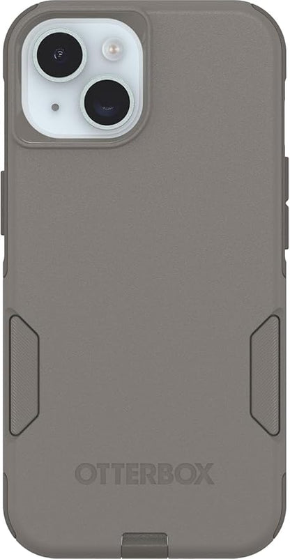 OtterBox iPhone 16e, 15, 14, & 13 Commuter Series Case - Slim & Tough, Pocket-Friendly, with Port Protection - Cottonwood