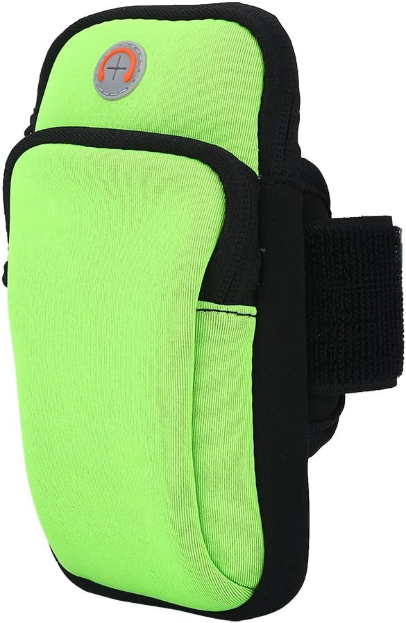VGEBY Arm Pouch Outdoor Sport Running Jogging Exercise Armband Bag Wrist Pouch Phone Case Bag(Green) Sports Bag Supplies Wrist Phone Pouch Green Arm Pouch Green Arm Pouch