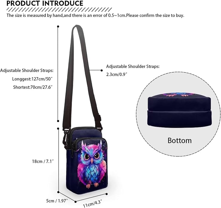 DISNIMO Small Crossbody Bags for Women Trendy Cross Body Cell Phone Shoulder Bags Purses with Adjustable Strap