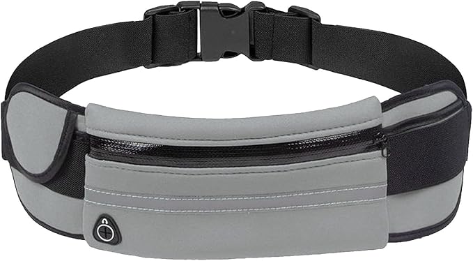 Slim Running Belts for Women, Waterproof Fanny Pack for Men,Phone Holder for Running,Reflective Waist Bag for Women,Runners Belt Pouch,Money Belt,Waist Pack for Running Travel Camping Workout