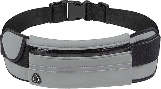 Slim Running Belts for Women, Waterproof Fanny Pack for Men,Phone Holder for Running,Reflective Waist Bag for Women,Runners Belt Pouch,Money Belt,Waist Pack for Running Travel Camping Workout