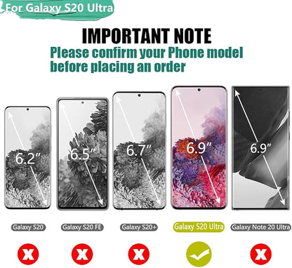 Battery Case for Samsung Galaxy S20 Ultra 5G, 6000mAh Rechargeable Extended Battery Charging Charger Case, Add 100% Extra Juice, NOT Compatible with Note 20 Ultra (6.9 inch)