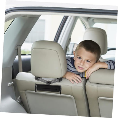 Housoutil Adjustable Car Headrest Tablet Holder Phone Mount Stand Multi-Angle Rotation Easy to Use