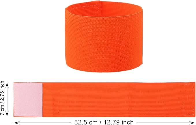 ONLYKXY 3PCS Captain Armbands 7x32.5CM/2.75x12.79inch Adjustable Leader Armband Team Sport Armband for Soccer Basketball Volleyball School Team Competition Coach Players Wrist Arm Bands