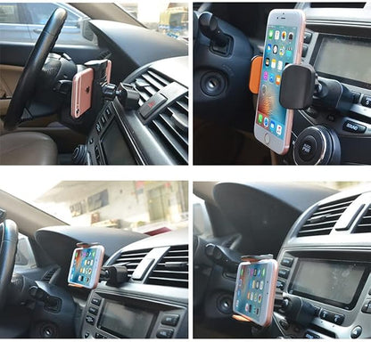 Universal Cellphone Car Holder Air Vent Outlet CD Slot Clip for Mobile Cell Phone Stand ABS Mount Support Interior Accessories