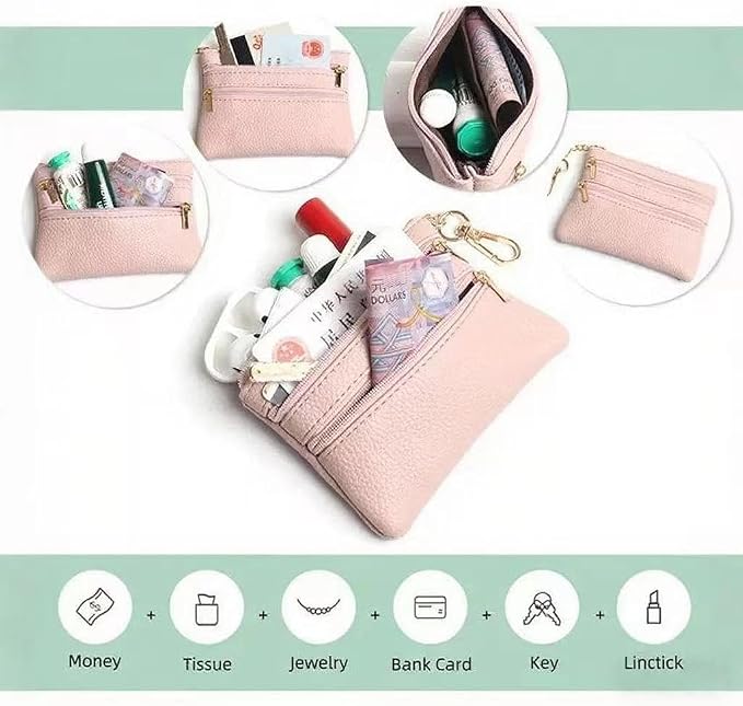 Crossbody Body Phone Holder for Women, New Phone Strap with Zippered Pouch, Adjustable Crossbody Strap
