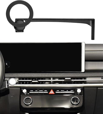 Phone Holder Mount for 2025 2026 Hyundai Tucson/Tucson Hybrid Accessories Accessories Magnetic Car Dash Cell Holder for Most Smartphones with Dash Organizer Auto Interior(for 12.3 Inch Screen)
