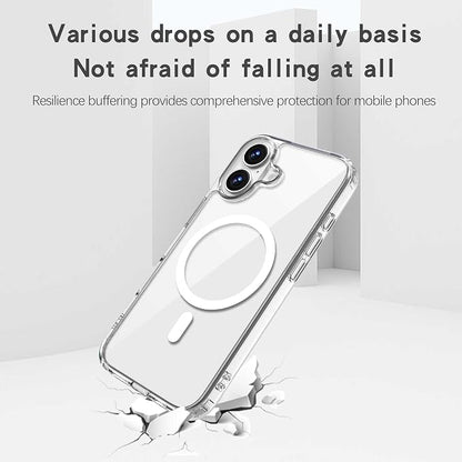 Magnetic Designed for iPhone 17 Case Clear, [Compatible with Magsafe] [Not Yellowing] [Military-Grade Drop Protection] Clear Phone Cases for Apple iPhone 17-6.3 Inch