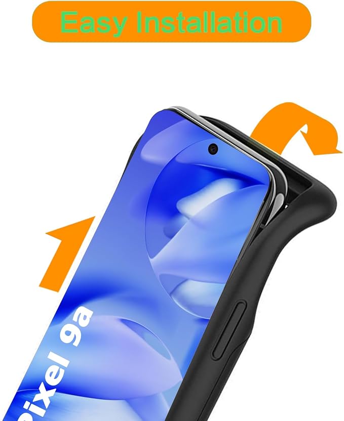 Battery Case for Pixel 9a,10000mAh Portable Protective Smart Wireless Charging Case Support Carplay Compatible with Pixel 9a(6.3 inches) Rechargeable Extended Battery Charger Cover(Black)