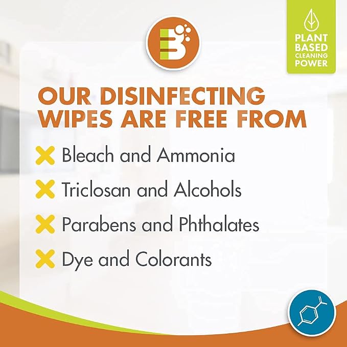 Boulder Clean Disinfecting Wipes, Sugared Lemon Scent, Disinfecting Surface Wipes, Cleans & Deodorizes, No Harsh Chemicals, Moisture-Lock Lid, Biodegradable, 72 Count (Pack of 12)