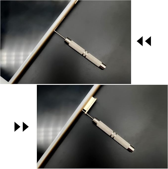BlingKingdom 3pcs SIM Card Tray Eject Pin Tools Removal Tool Ejector Pin Needle for All Models iPhone, iPods and iPad, Samsung Galaxy, LG, Huawei