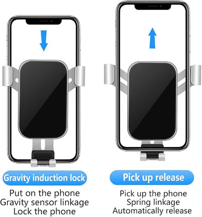 Car Phone Holder for Toyota Highlander 2014 2015 2016 2017 2018 2019 and Toyota Highlander Hybrid 2014-2019 Auto Accessories Best Cell Phones Mount Cellphone Mobile Cradle Charging GPS Stand