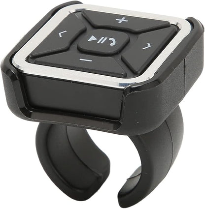 Bluetooth Audio Adapter, Bike Motorcycle Car Bluetooth Remote Controller Steering Wheel Media, IPX4 Waterproof, for OS X, for Android