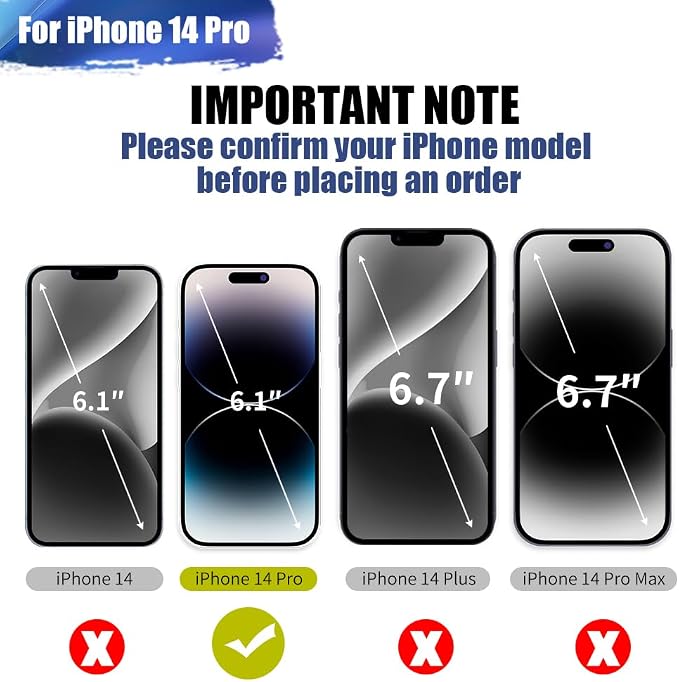 Battery Case for iPhone 14 Pro, 5000mAh Rechargeable Extended Battery Charging Charger Case, Add 100% Extra Juice (6.1 Inches) Black