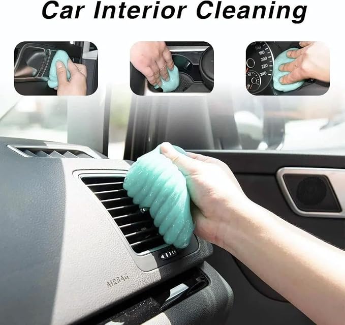 ASFSKY Car Cleaning Gel (5 Pack) Cleaning Putty Universal Dust Cleaning Car Interior Cleaner Keyboard Dust Remover Car Slime Gifts for Men Women Girl