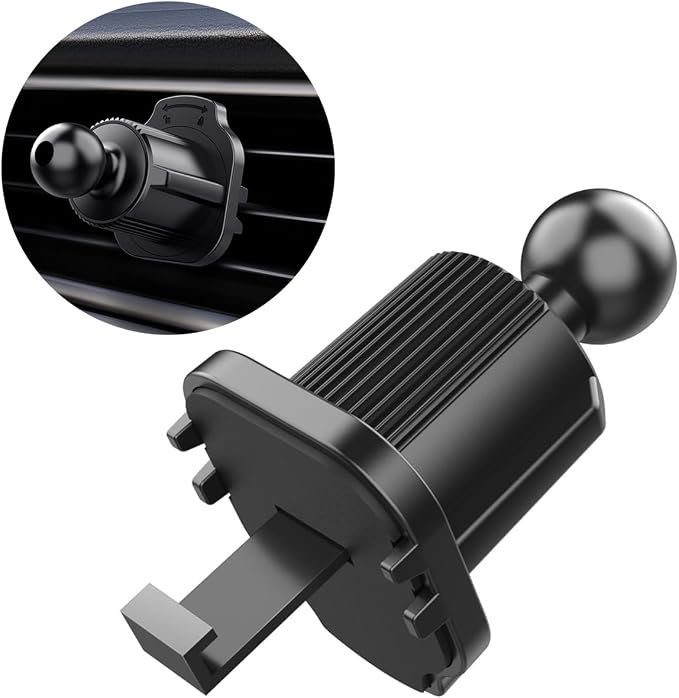 2 Pack Mobile Bracket Clip Air Vent Clip For Most Car Phone Holder Cellphone Holder Mount Vent Grip With Joint Ball Dia 17mm Universal Air Vent Clip For Car Phone Mount Cellphone Holder Vent Grip