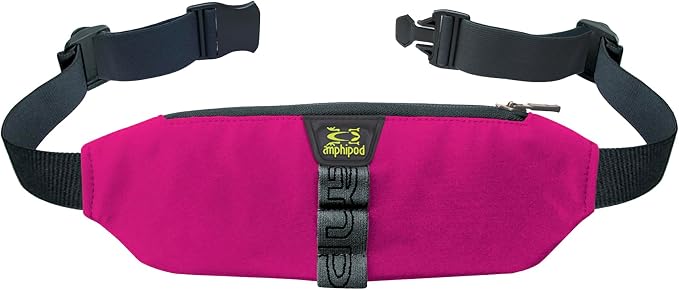 Amphipod AirFlow Trail Pack, Runners Storage Waist Pack Belt for Running & Jogging, Men & Women - Cerise