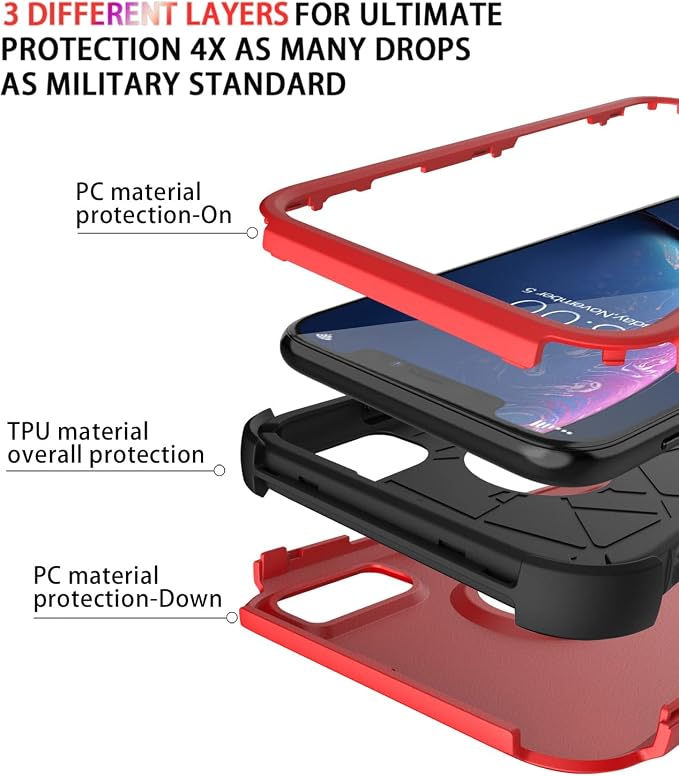 Diverbox for iPhone Xr Case [Shockproof] [Dropproof] [Dust-Proof],Heavy Duty Protection Phone Case Cover for Apple iPhone XR