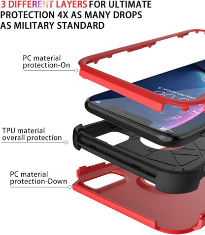 Diverbox for iPhone Xr Case [Shockproof] [Dropproof] [Dust-Proof],Heavy Duty Protection Phone Case Cover for Apple iPhone XR
