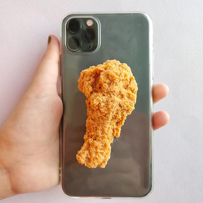 Cute Funny 3D Phone Case Cover for iPhone 13 Series,Super Vivid 3D Fried Chicken Leg Shape Soft TPU Protective Case Cover for iPhone 13/13 Pro/13 Pro Max/13 Mini (for iPhone 13-6.1’)