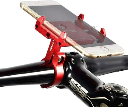 GUB PRO1 Universal Alloy Bike Cell Phone Holder Aluminum Bicycle Handlebar Phone Support for 3.5-6.2inch Bike Bracket Mount