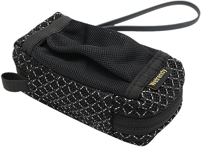 Portable Power Bank Bag for Anker A1637 Portable Power Source Breathable Bag Outdoors Travel Ventilate Carrying Case with Carabiner Clip