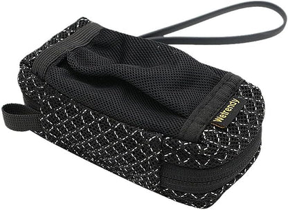 Portable Power Bank Bag for Anker A1637 Portable Power Source Breathable Bag Outdoors Travel Ventilate Carrying Case with Carabiner Clip