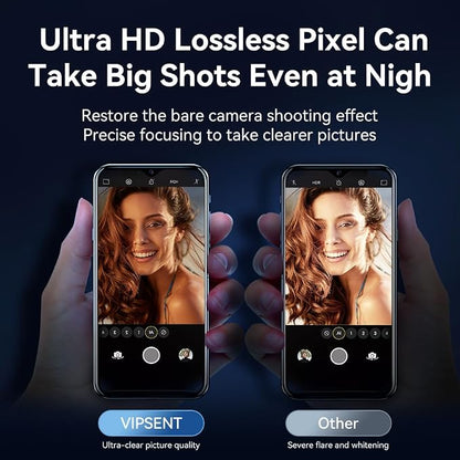 Camera Lens Protector for iPhone 16 6.1" / iPhone 16 plus 6.7"/ iPhone17 6.3",9H Tempered Glass，Ultra HD, Scratch Resistance Easy to Install，Case Friendly，[Does not Affect Night Shots] 3-Pack
