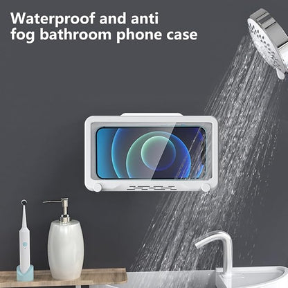 Phone Holder Bathroom Waterproof Home Wall Phone Case Stand Box Self Adhesive
