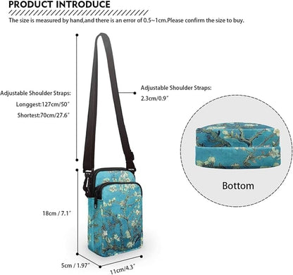 DISNIMO Small Crossbody Bags for Women Trendy Cross Body Cell Phone Shoulder Bags Purses with Adjustable Strap