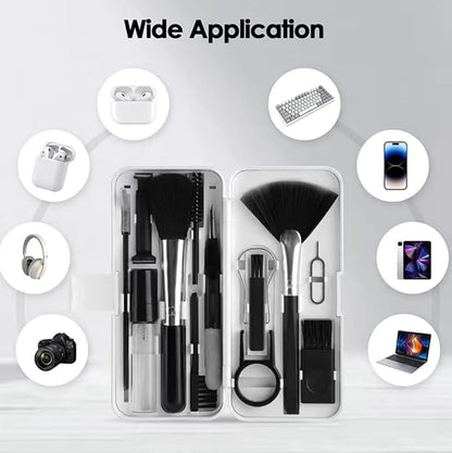 ImmacuKit 18-in-1 Electronic Device Cleaning Kit with Magic Cleaner Gel -Use On Phone, Earbuds, Laptop, Keyboard, Smart Watch, Tablet, PC, Controller, Gaming Console, Remote, Camera, Mouse, Speakers