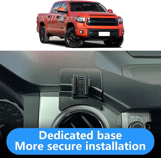 Car Phone Holder for Toyota Tundra 2014 2015 2016 2017 2018 2019 2020 2021 Auto Interior Accessories Best Cell Phones Mount Cellphone Mobile Cradle Charging Navigation Bracket Air Vent Stand