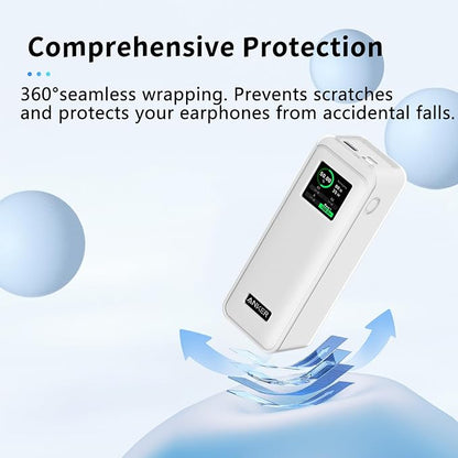 Case for Anker Prime 27,650mAh Power Bank (250W) and 100W Charging Base,NOUKAJU Silicone Protective Cover,Drop-Proof,Protective Case for Anker Prime Power Bank 27,650mAh(Transparent-White)