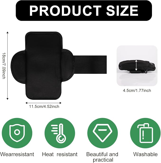 Gym Water Bottle Pouch, Double Layer Water Bottle Holder Water Bottle Sleeve Bag for Cards Keys Wallet Running Phone Holder Gym Phone Bag for Men Women Running Sports Bike