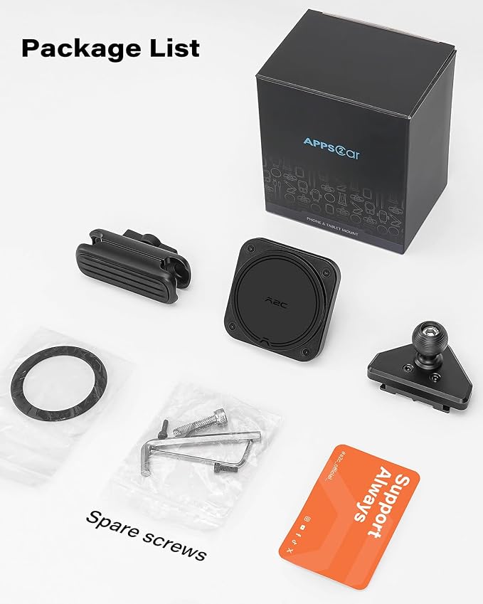 APPS2Car Magnetic Vent Mount for Ford F-150 (2015–2020), Super Duty (2017–2022), Expedition (2018–2021), Air Vent Phone Holder Compatible with iPhone 12-17 Series & MagSafe Case, Metal Socket Arm