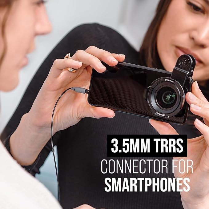 Rode SmartLav+ Lavalier Microphone for Smartphones,Black