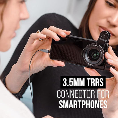 Rode SmartLav+ Lavalier Microphone for Smartphones,Black