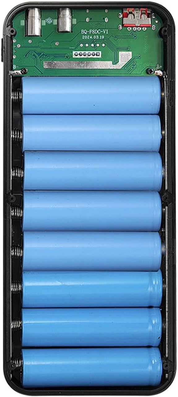 Quick-Charge Shell, Multi-Slot 18650 Battery Case with Project Portable Battery Box