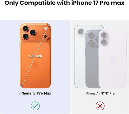 Nillkin for iPhone 17 Pro Max Case with Slide Camera Cover, Thin Slim Fit, Shockproof Protective, Protector Privacy, Phone Case iPhone 17 Pro Max Camera Lens Protector 6.9 inch, Blue