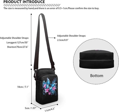 DISNIMO Small Crossbody Bags for Women Trendy Cross Body Cell Phone Shoulder Bags Purses with Adjustable Strap
