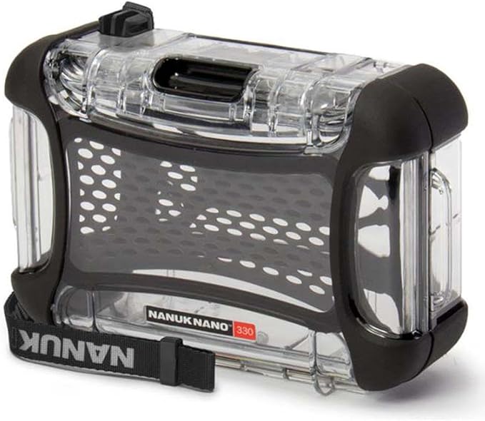 Nanuk 330-0011 Nano Series Waterproof Large Hard Case for Phones, Cameras and Electronics (Clear)