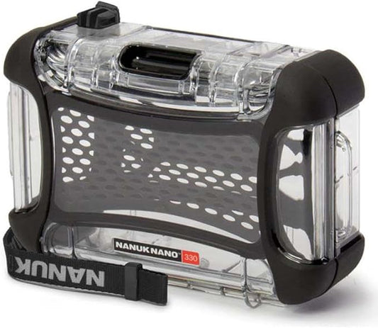 Nanuk 330-0011 Nano Series Waterproof Large Hard Case for Phones, Cameras and Electronics (Clear)