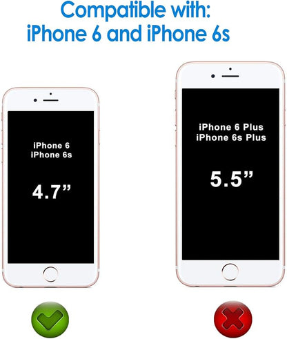 JETech Screen Protector for iPhone 6s/6, 2-Pack | HD Clear, Tempered Glass Film, Anti-Scratch Glass