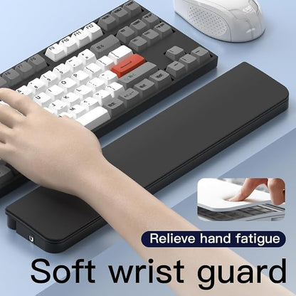 Keyboard Cleaner - Upgraded Keyboard Wrist Rest | Phone Cleaning Kit (Black)