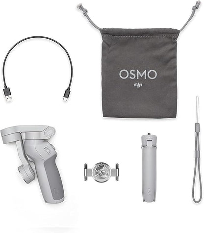 DJI OM 4 SE - 3-Axis Smartphone Gimbal Stabilizer with Tripod, Magnetic Design, Portable and Foldable, ActiveTrack 3.0, Story Mode, Vlogging Stabilizer, YouTube TikTok Video, for Android and iPhone